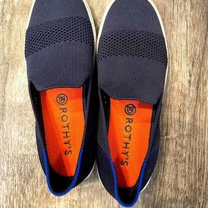 Rothy’s sneaker navy with mesh detail